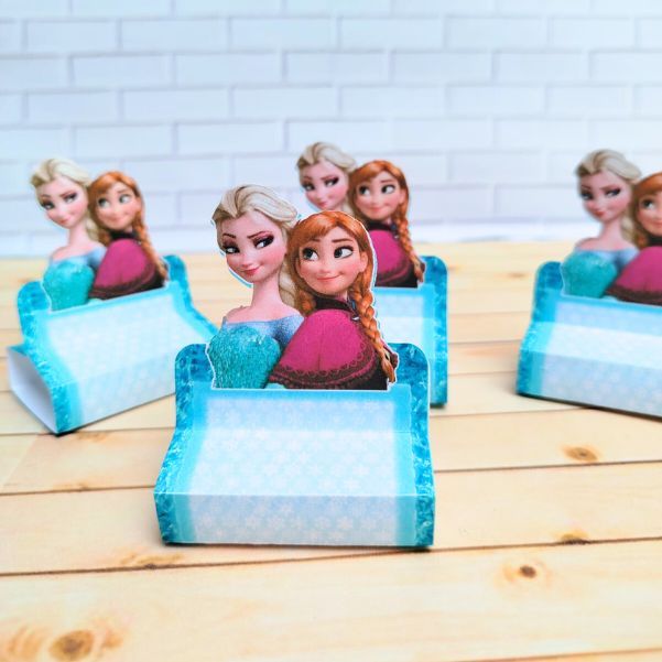 Porta Bis Dublo Personalizados Frozen  Lembrancinhas Personalizadas Caixinhas Aniversario Menina