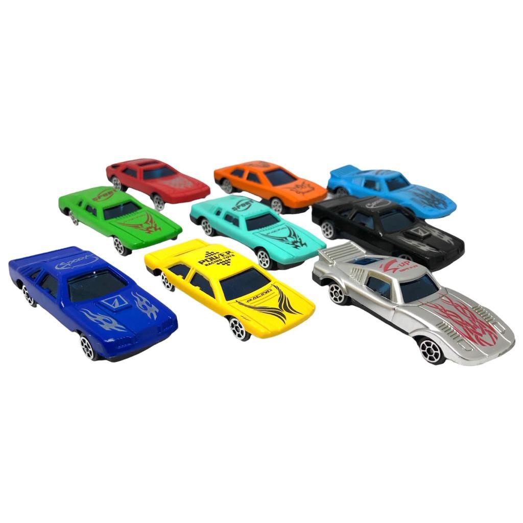 Kit Com 5 a 45 Carrinhos Coloridos Coleção Carros De Brinquedo tipo Hot wheels Colecionavel Mattel Lose Action Racing