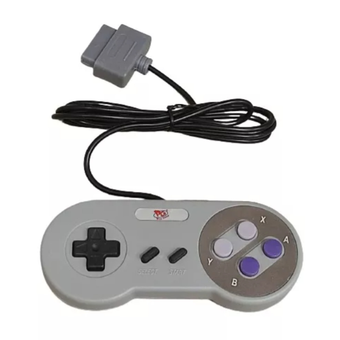 Controle compativel Super nintendo SNES joystick gamepad