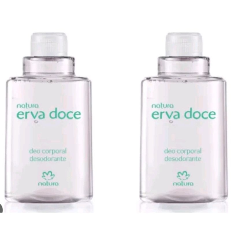 Natura conjunto de deo corporal erva doce refil 100ml cada