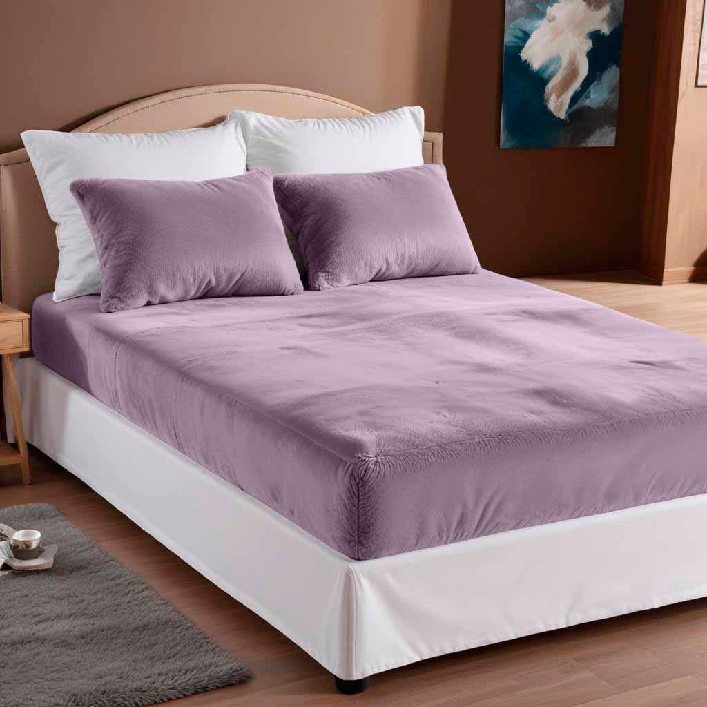 Jogo De Lençol Manta Flannel Plush Queen 3 Peças em Oferta na Shopee