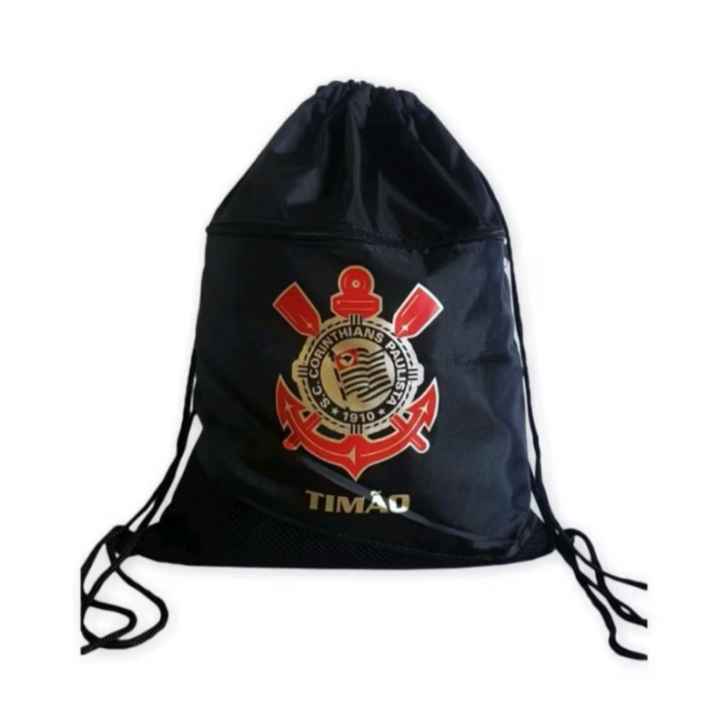 Mochila esportiva bolsa de nylon gym saco fecho cordão