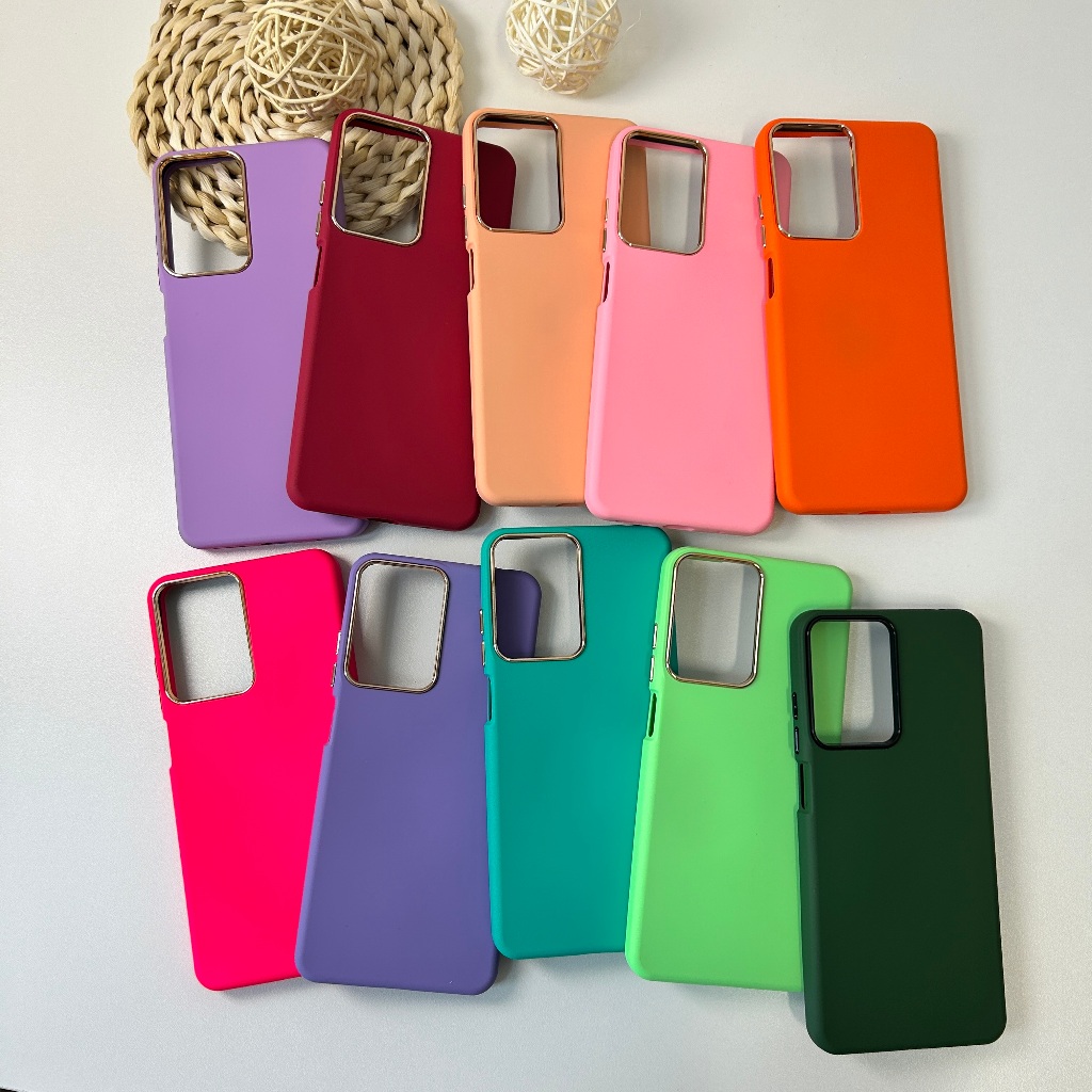 Capa de telefone de silicone de alta qualidade para MOTO G34 G04 G24 Multi-cor com chaves banhadas em Oferta na Shopee