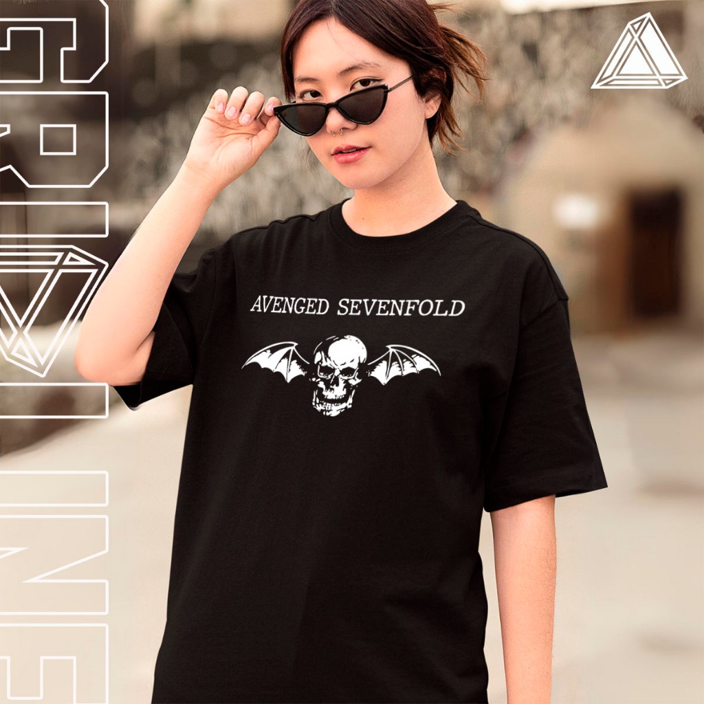 Camiseta Básica T-shirt Avenged Avenged Sevenfold Banda Heavy Metal Adulto e Intanfil