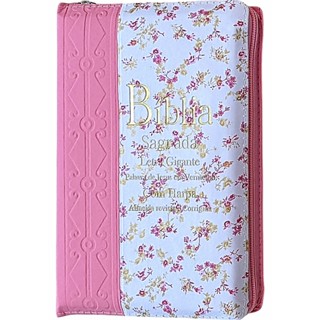 Bíblia Sagrada Com Harpa Feminina Ziper em Oferta na Shopee