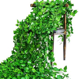 2 Metros De Folhas Artificias Folhagem Verde Plantas Decorativas em Oferta na Shopee