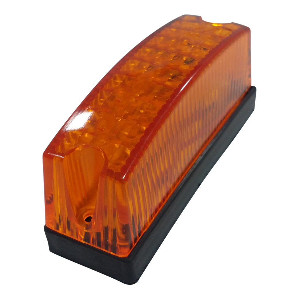 Lanterna Lateral Retangular Estreita Facchini Amarela