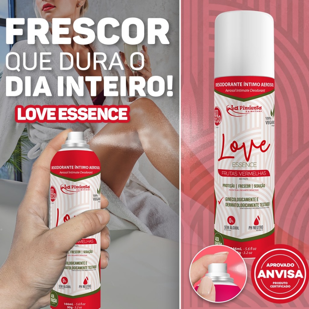 DESODORANTE ÍNTIMO COM AÇÃO REFRESCANTE PRA SE SENTIR LIMPA, CHEIROSA E CONFIANTE