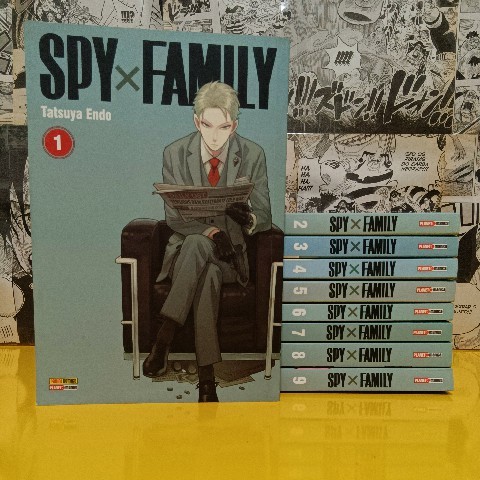 Mangá Spy x Family - Vol. 01 ao 09 - LEIA A DESCRIÇÃO!!!