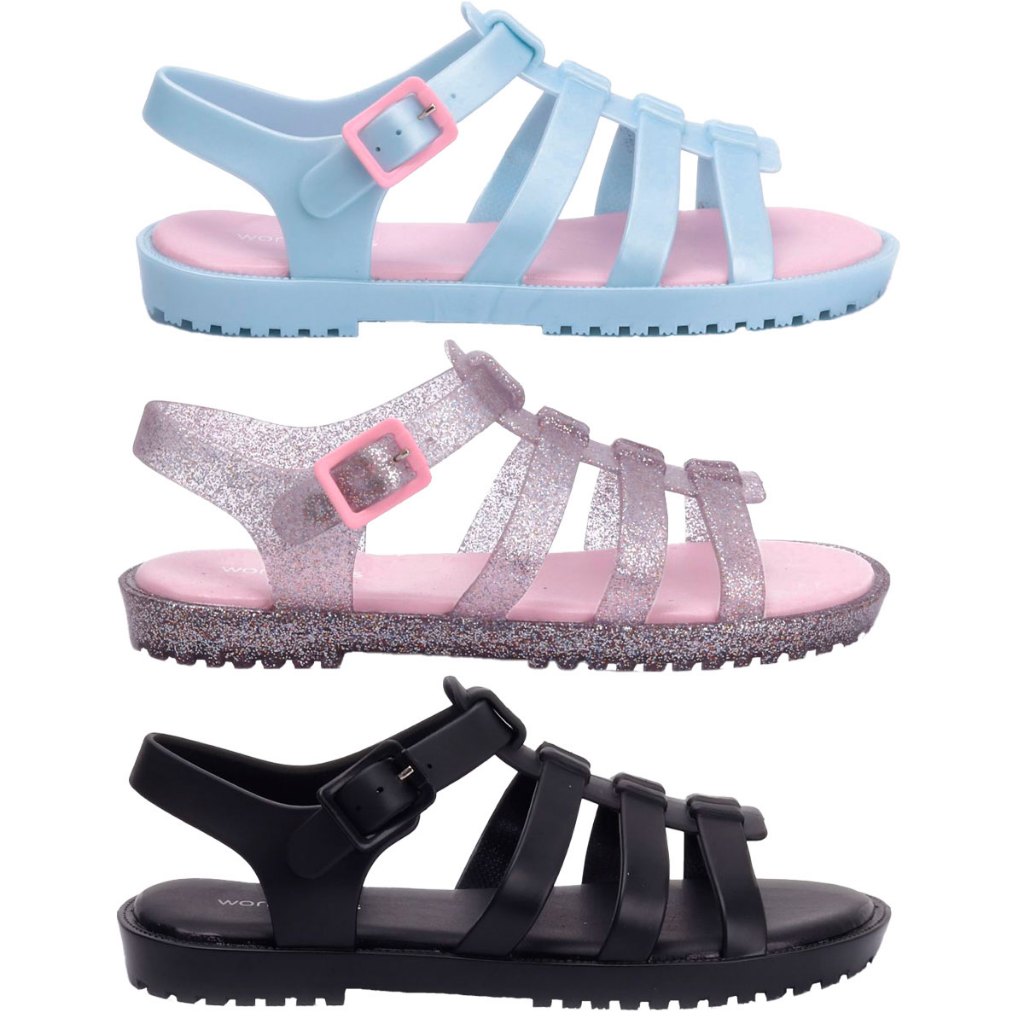 Sandália  Infantil  Papete  Feminina de Tiras  Confortável Varias Cores em Oferta na Shopee