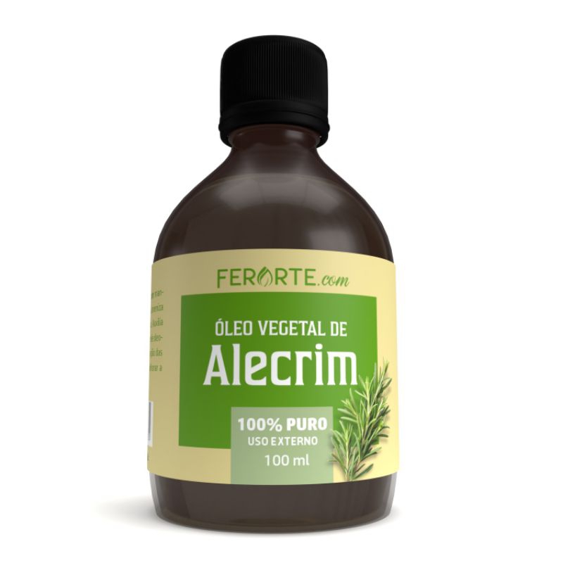 Óleo vegetal de Alecrim do Campo Ferarte 100% puro e vegano 100ml em Oferta na Shopee