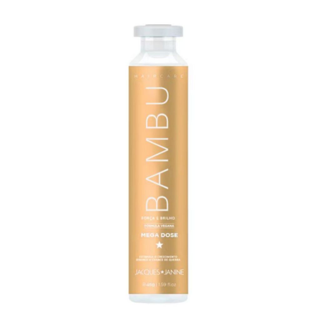 Ampola Tratamento Creme Hidratação Fortalecimento Hair Care Bambu Jaques Janine 45g em Oferta na Shopee