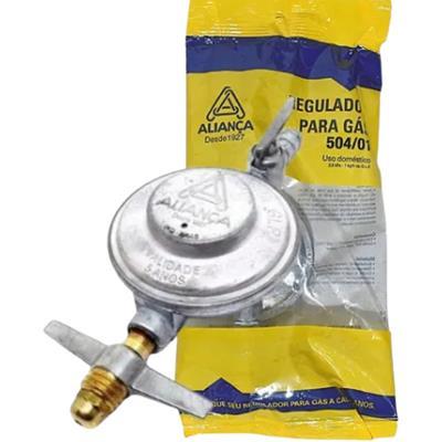 Regulador para Gás 504/01 16cm 1 unidade Uso Doméstico Aliança