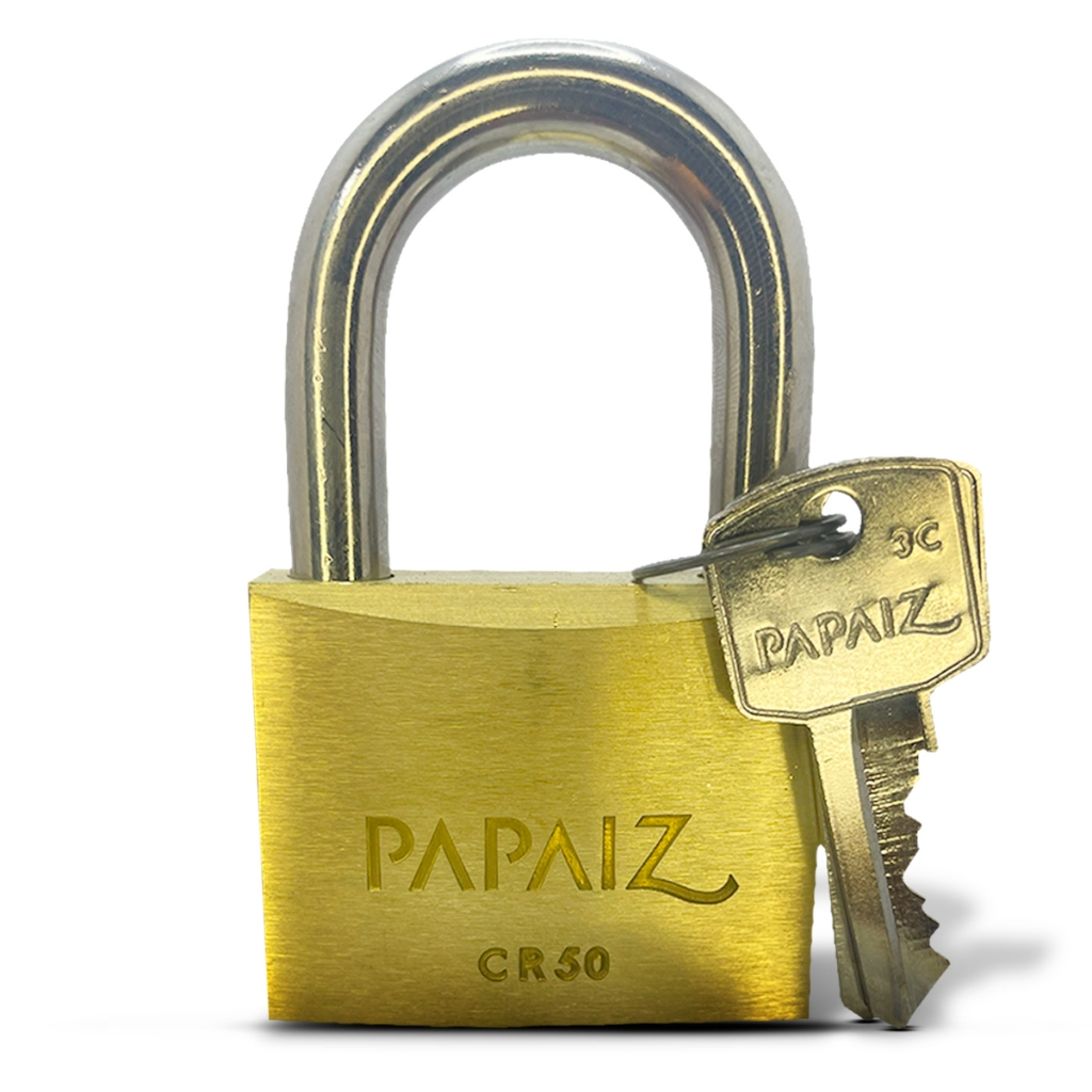 Cadeado Papaiz Latão Cr 50mm Standard