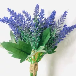 Ramo flores lavanda arranjos artificiais buquê
