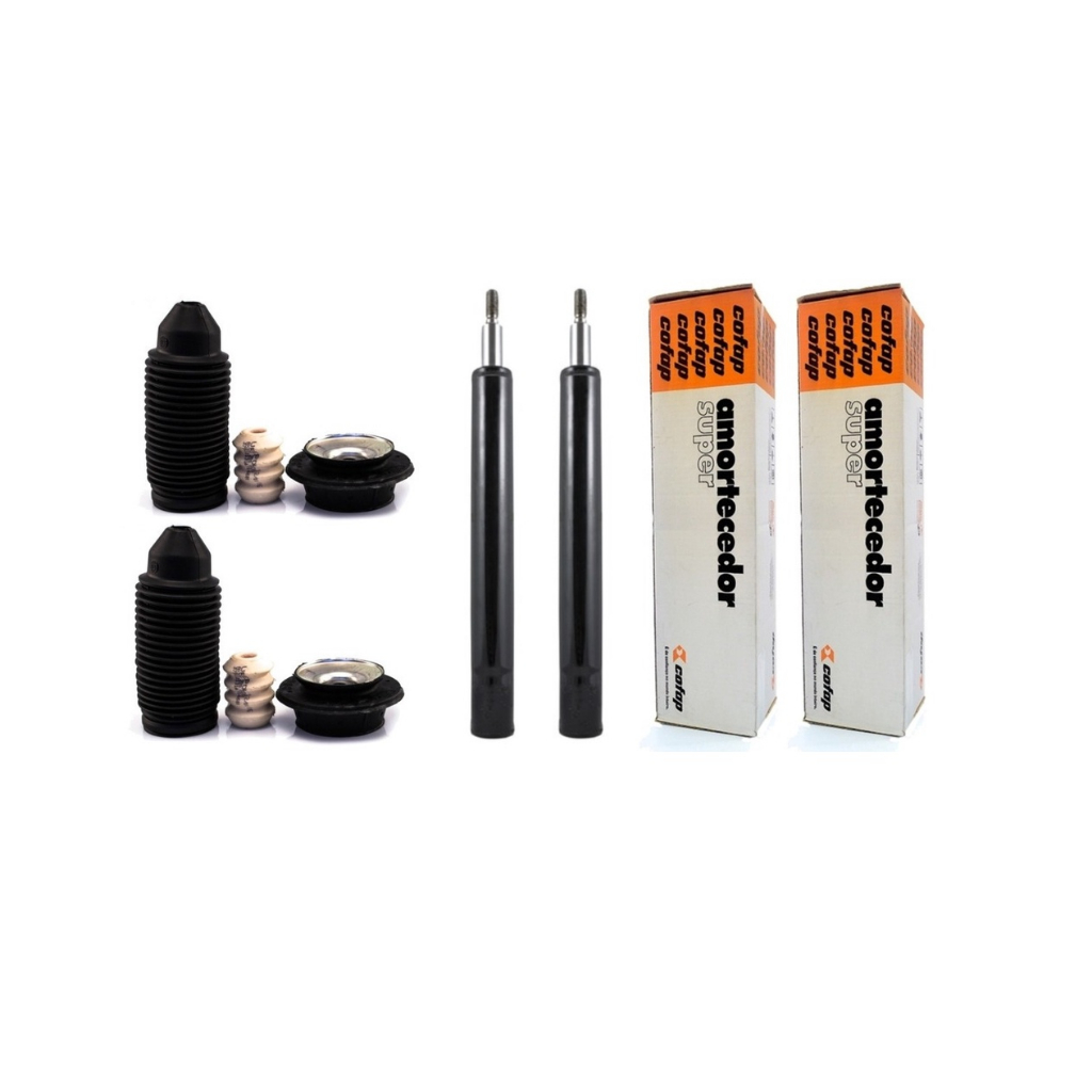Amortecedores Dianteiros Cofap + Kits Coxim Batente Coifa Gol g4 em Oferta na Shopee