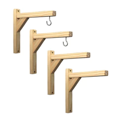 Suporte De Prateleira Cantoneira Mão Francesa De Madeira 20cm - Promoção