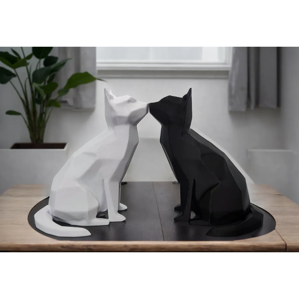 Decoração Para Sala Decoração 11cm Gatos Apaixonados Decoração Para Mesa Ornamento de Decoração