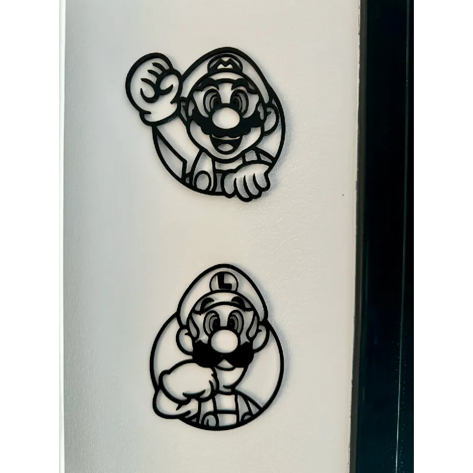 Decoração Mario Luigi Decoração Parede Decoração Mario Bross Enfeite Parede