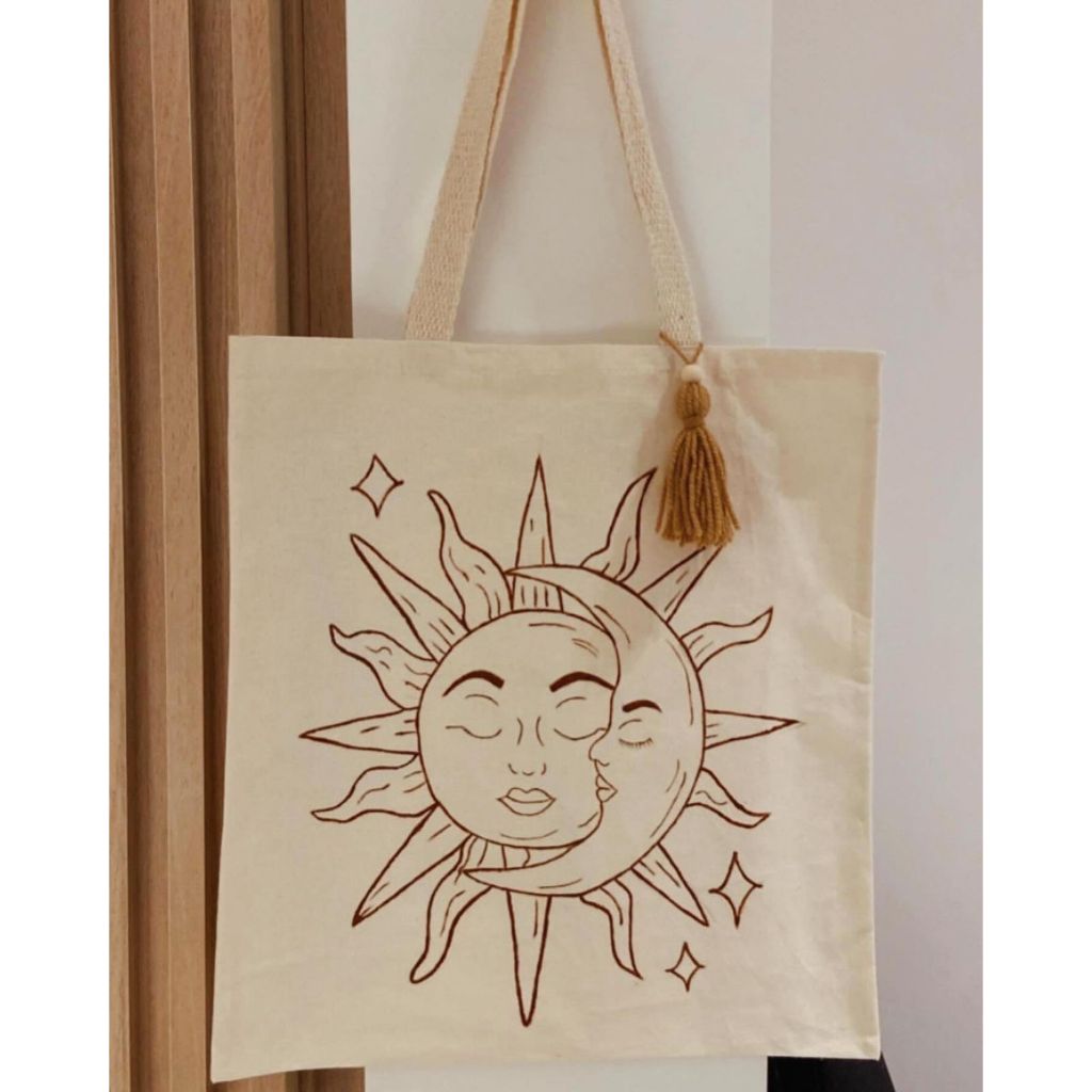 ECOBAG MISTICA LUA E SOL SIGNOS ECLIPSE
