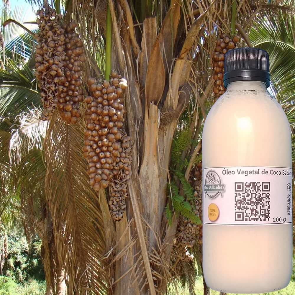 Óleo Vegetal de Coco de Babaçu 100% Puro - Hidratação e Nutrição Intensa 200 Gr em Oferta na Shopee