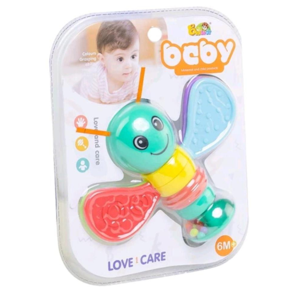 Chocalho Mordedor De Borboleta Faz Barulho - em Oferta na Shopee
