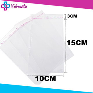 Saco Adesivado 10x15 C/100un - Saquinho Plástico Transparente em Oferta na Shopee