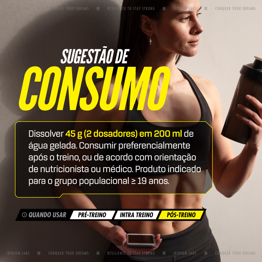 Detalhes do Whey Protein Concentrado e Creatina 90g e Kimera thermo e Coqueteleira Iridium Labs