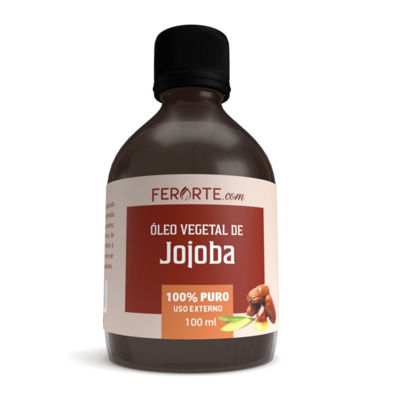 Óleo vegetal de Jojoba Ferarte 100% puro e vegano 100ml em Oferta na Shopee