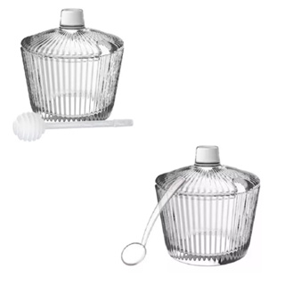 Kit Açucareiro E Meleira De Vidro Hauskraft Graffiato Mesa Rica Lindos em Oferta na Shopee