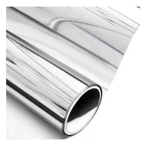 Insulfilm Espelhado Prata Bobina 1,50m X10m Automóvel E Casa