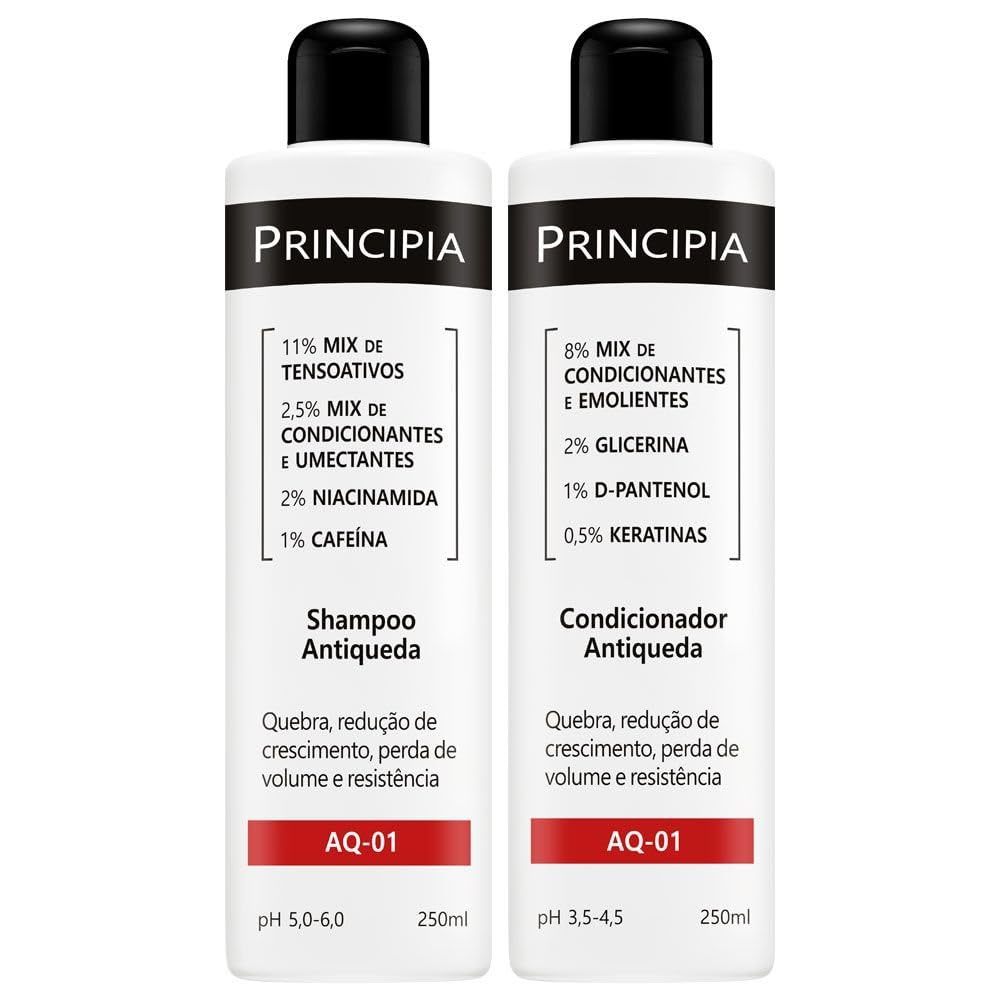 KIT Principia Shampoo 250mL + Condicionador 250mL Antiqueda Aq-01