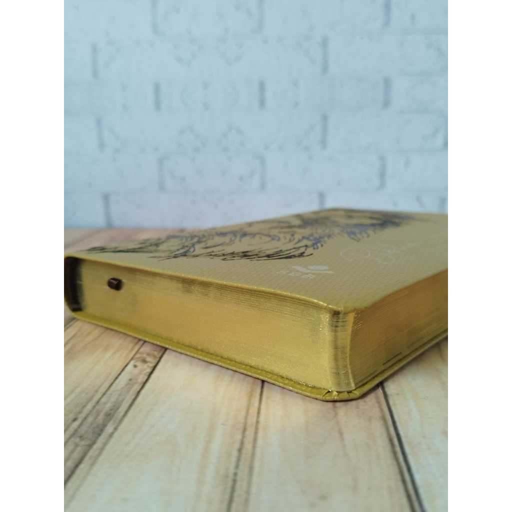 Detalhes do Bíblia Sagrada NAA | Letra Grande | Capa Luxo | Leão Dourado