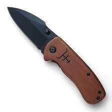 Canivete Cabo de madeira + 2 personalização ( Cabo e Lamina ) Presente Ideal - Brinde Corporativo em Oferta na Shopee