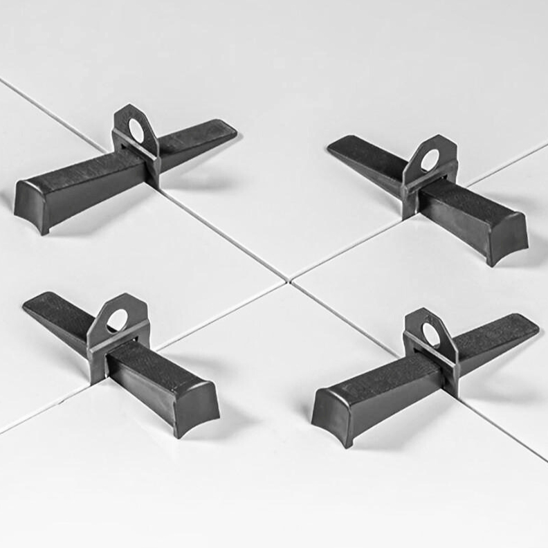 Nivelador Para Piso Slim 2mm com 100 cunhas Mais 1000 mil Niveladores em Oferta na Shopee