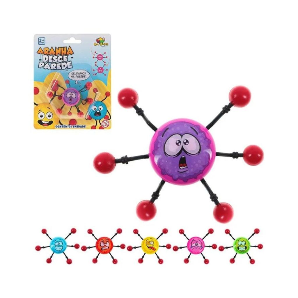 Aranha Gruda Na Parede Vidro