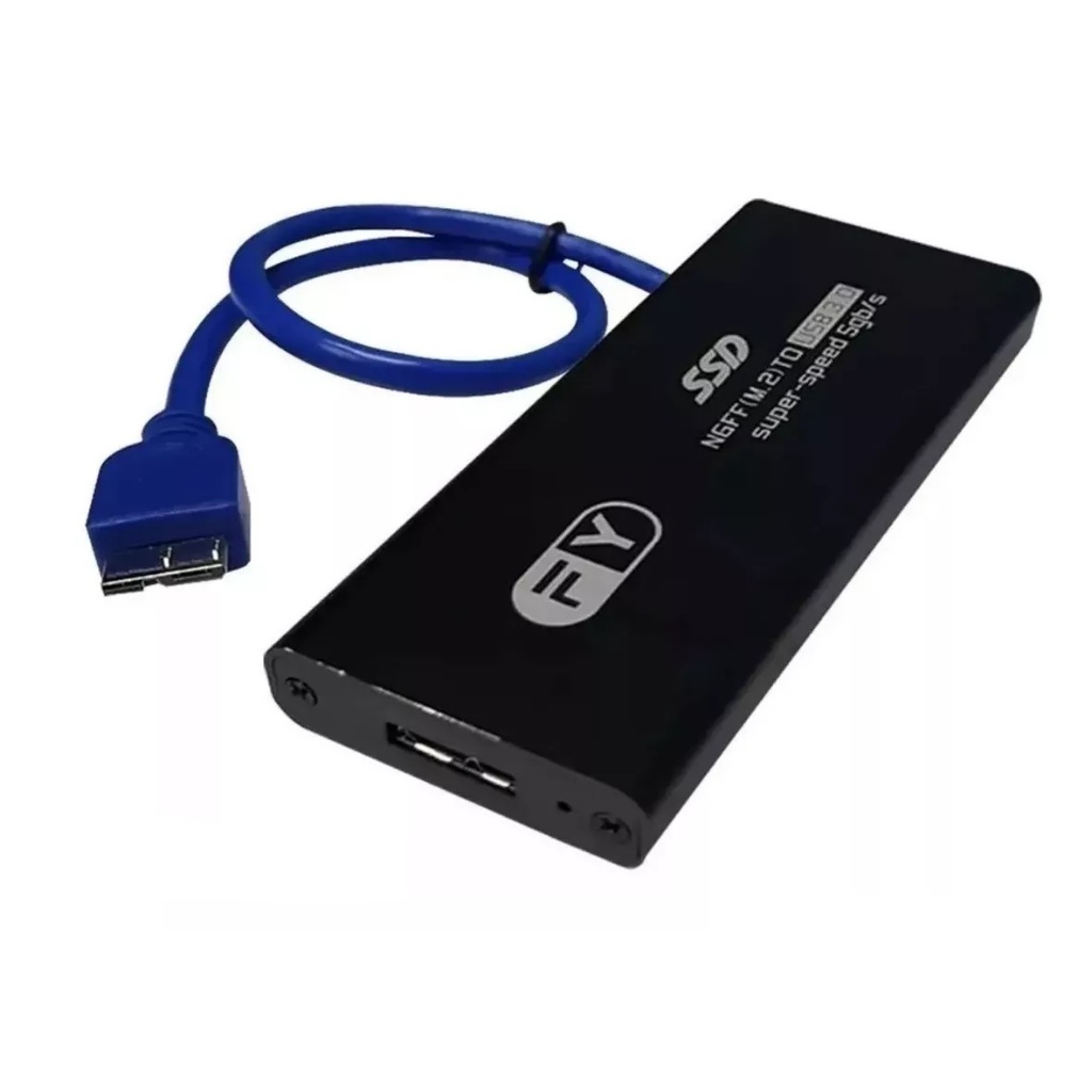 Case Ssd Sata M2 Pci-e Usb 3.0 Adaptador Usb Gaveta Slim