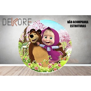 Capa Painel Urso e Menina em Oferta na Shopee