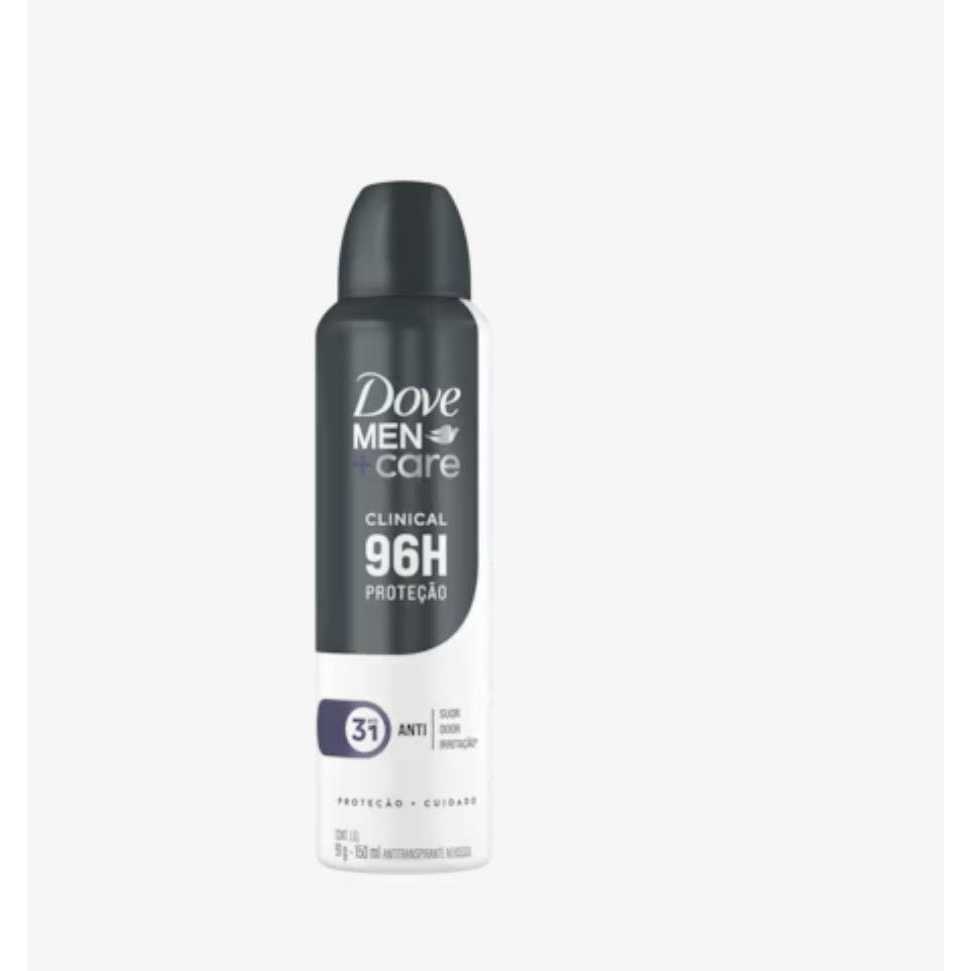 Desodorante Antitranspirante Aerosol Dove Men Clinical Cuidado Total