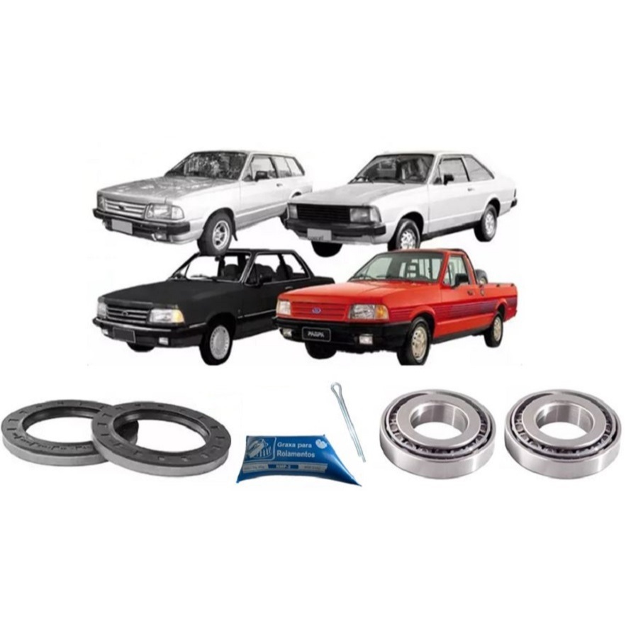 Kit Rolamentos Roda Dianteira Ford Del Rey Delrey Corcel Ii Belina II Pampa (MRS_78349)