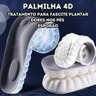 Nova palmilha esportiva 4D Super Soft PAR Palmilha de corrida arco Inserção ortopédica