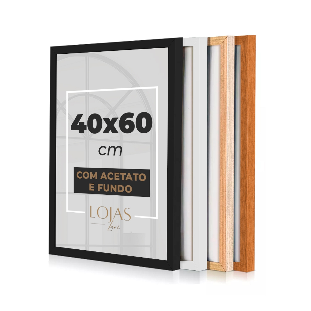 Kit 3 Molduras 40x60 Acetato Certificado Diploma Fotografia poster foto em Oferta na Shopee