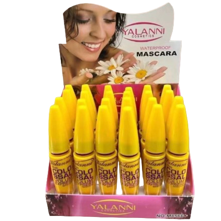 BOX C/24unis - Máscara de cílios Yalanni The Colossal Express, volume, definição, alongamento em Oferta na Shopee