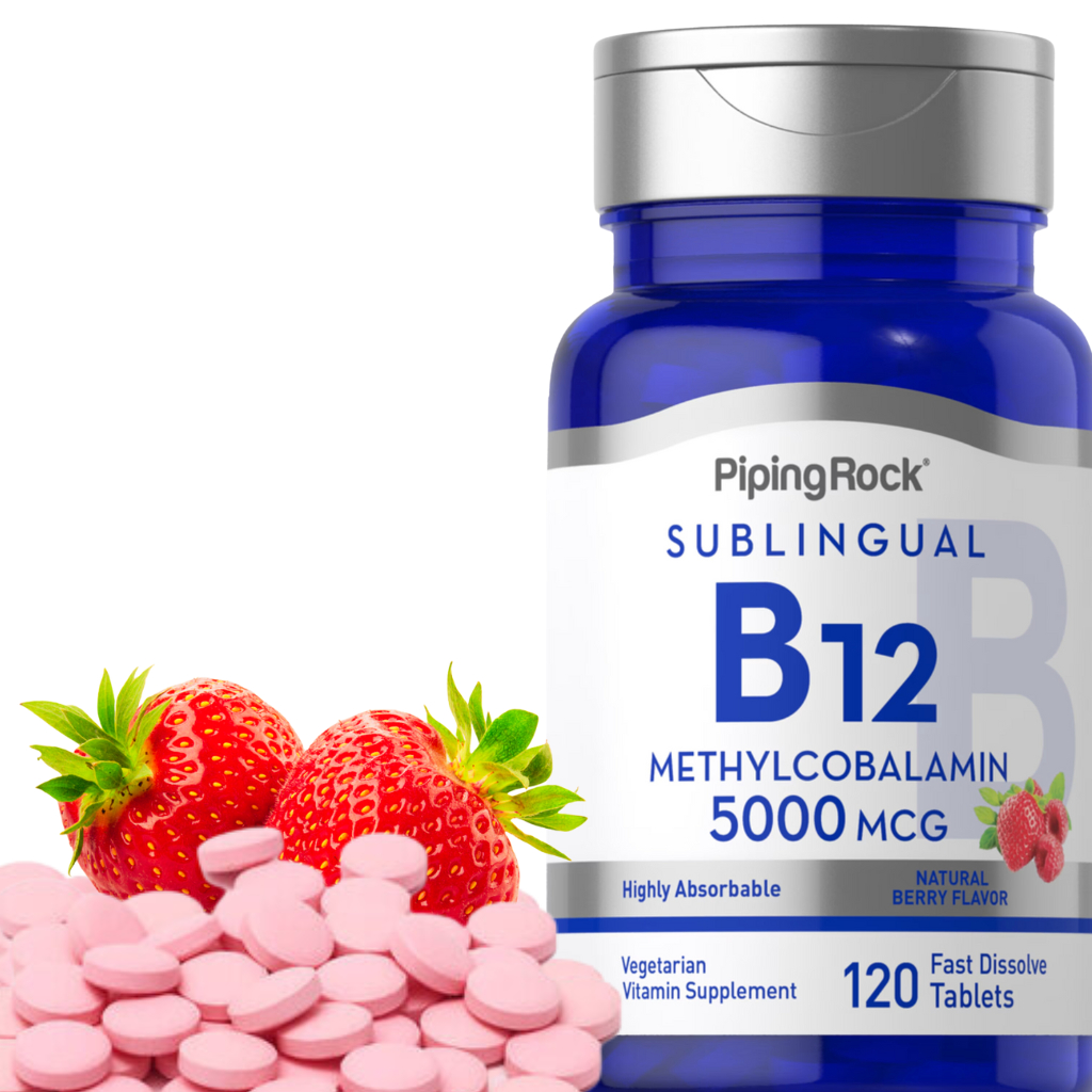 Metilcobalamina B12 5000mcg sublingual (120 Comprimidos)