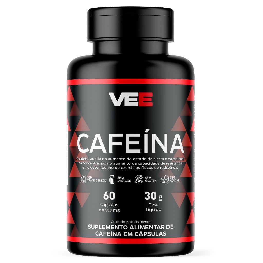 Cafeína 200mg Termogênico Ultra Concentrado 60 Cápsulas - VEE