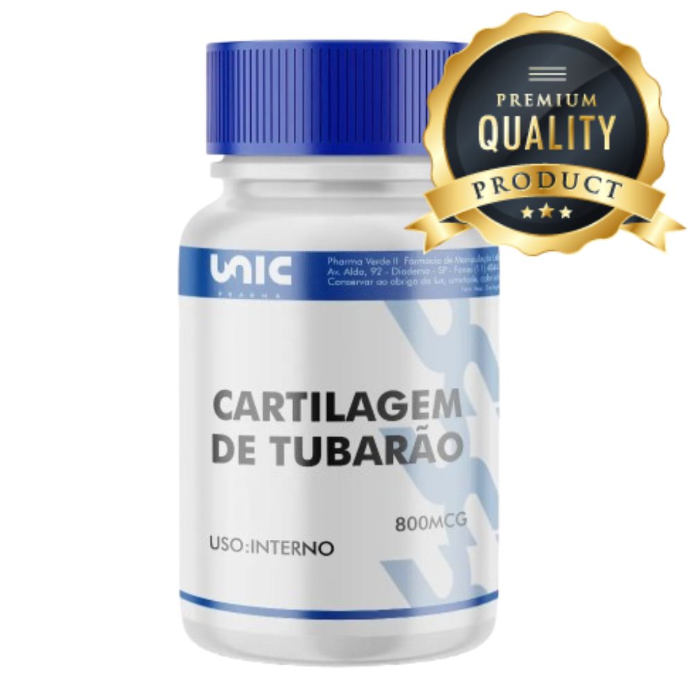 Cartilagem de tubarão 800mg C/30 doses