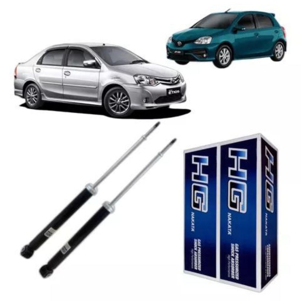 Par Amortecedor Traseiro Toyota Etios 1.3 1.5 16v