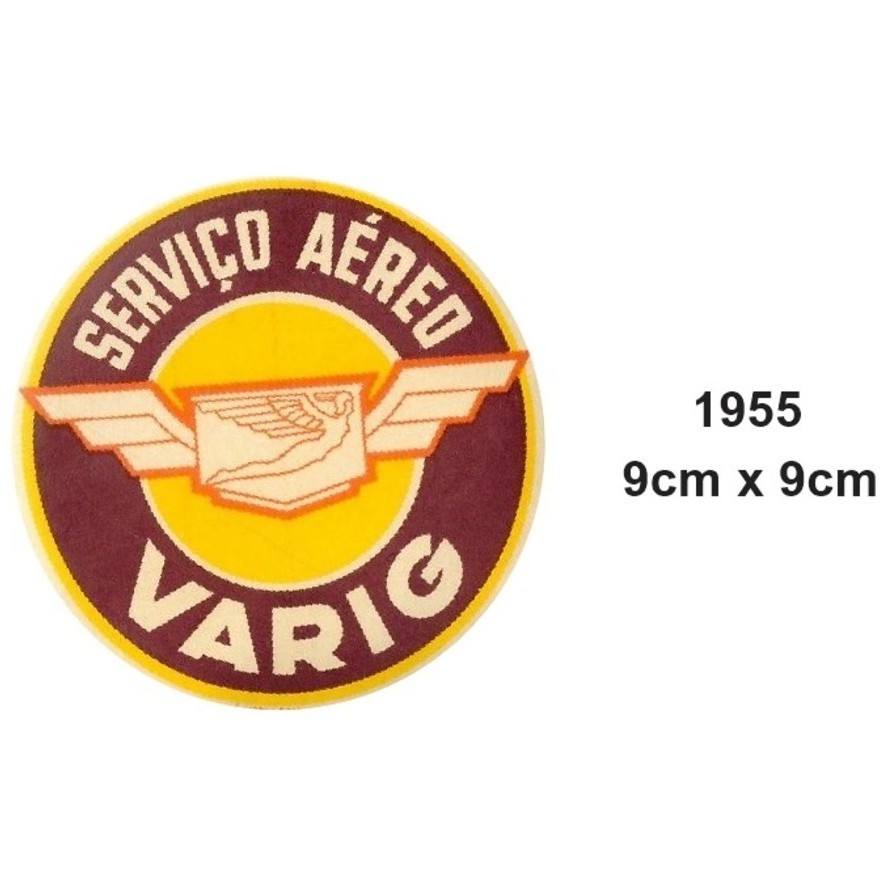 Adesivo VARIG Antigo Vintage Aviação Aéreo Aviões Avião 9x9CM