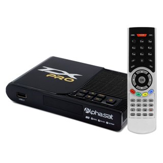 Fonte, controle, HDMI e aparelho Alpha Sat TX pro 2024 a pronta entrega