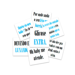 50 Tags offset branca/azul P/ drink c/ mini pregador Azul em Oferta na Shopee